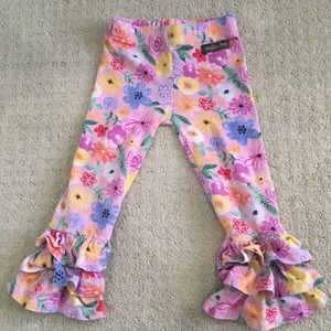 Matilda Jane floral ruffle legging